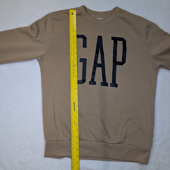 GAP Men's Small Beige Crewneck Sweatshirt - Picture 9 of 13